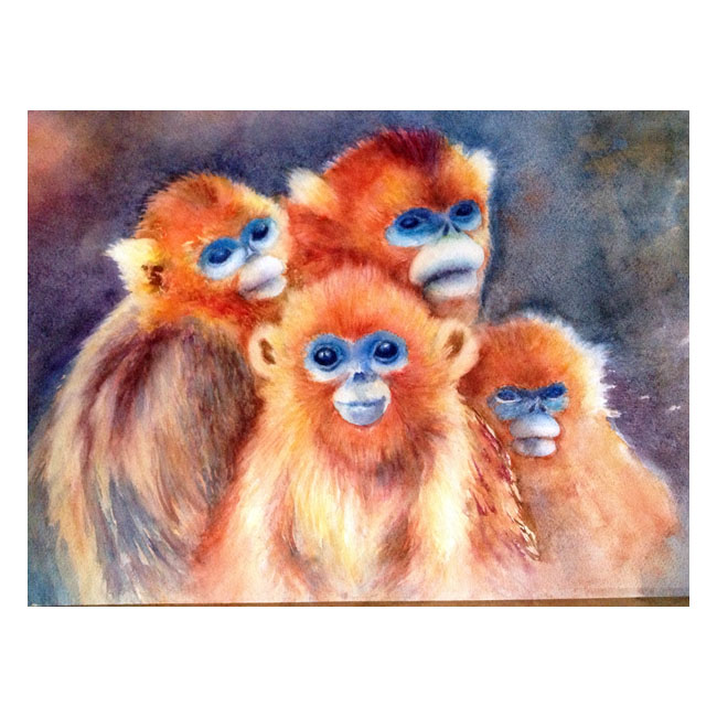 Familia acuarela
