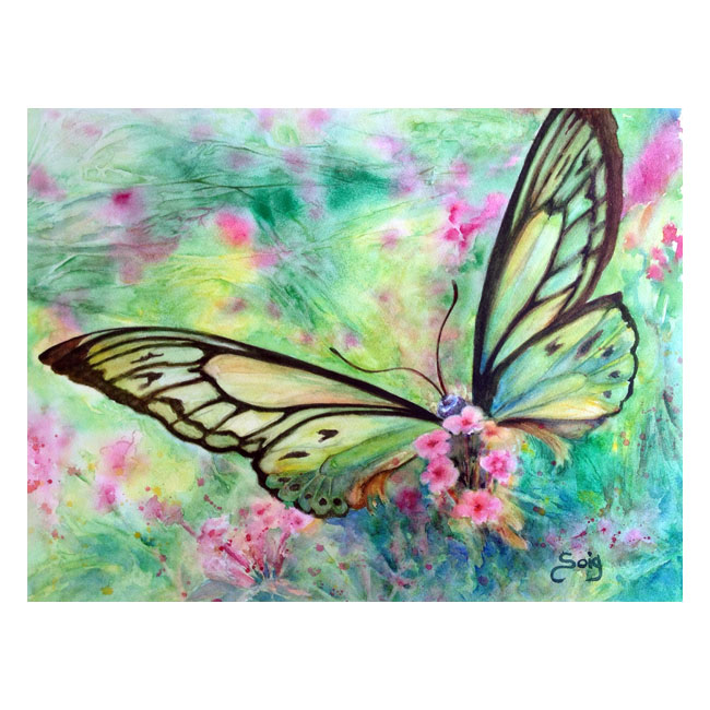 Mariposa Acuarela