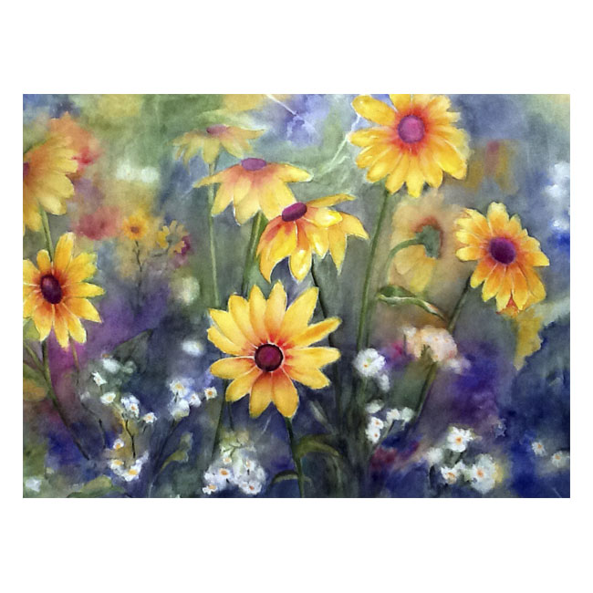 Flores acuarela